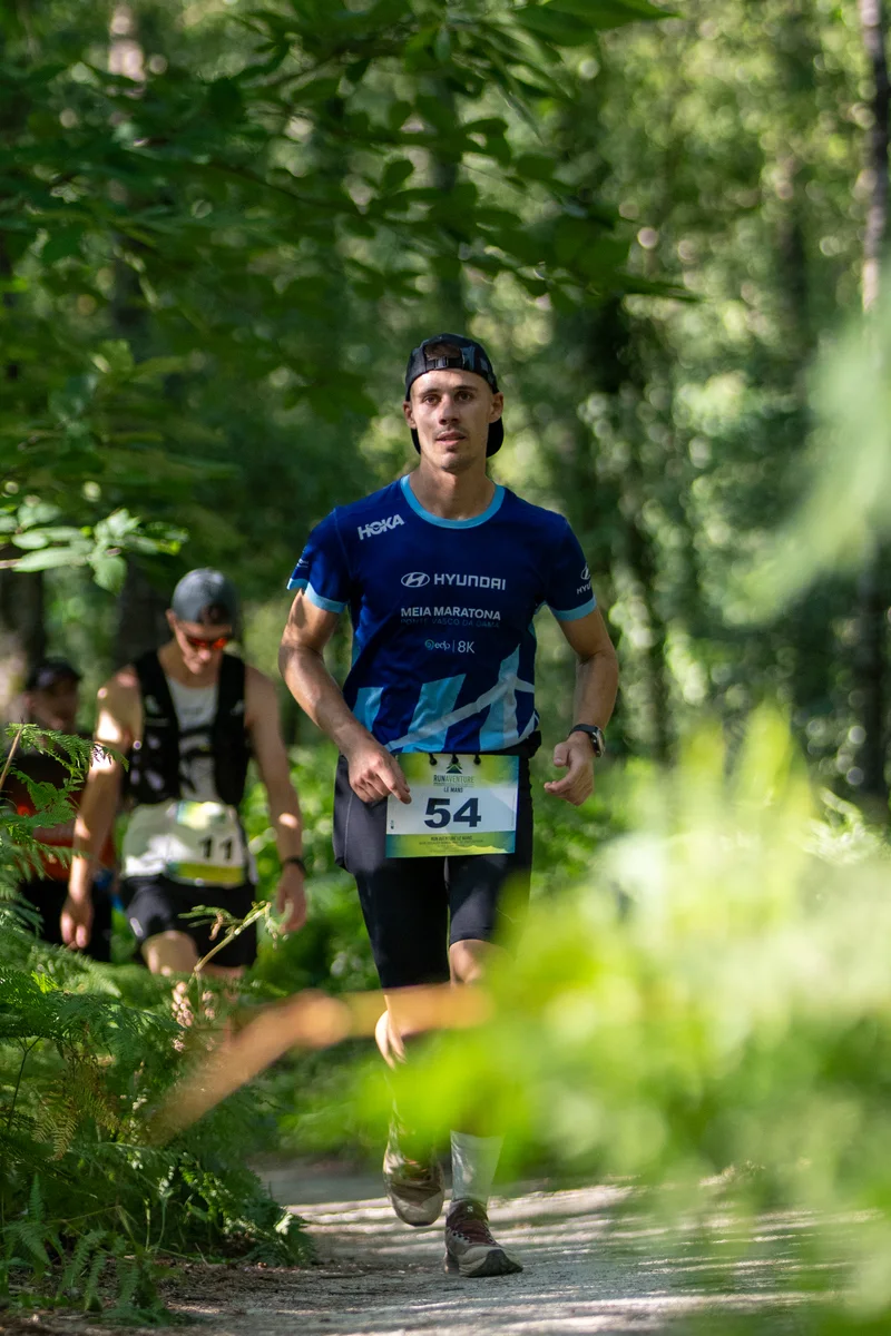 Runner with bib 54